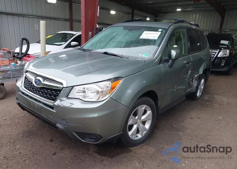 2015 Subaru Forester 2.5I Premium из США, поврежденный, VIN JF2SJADC0FH801264